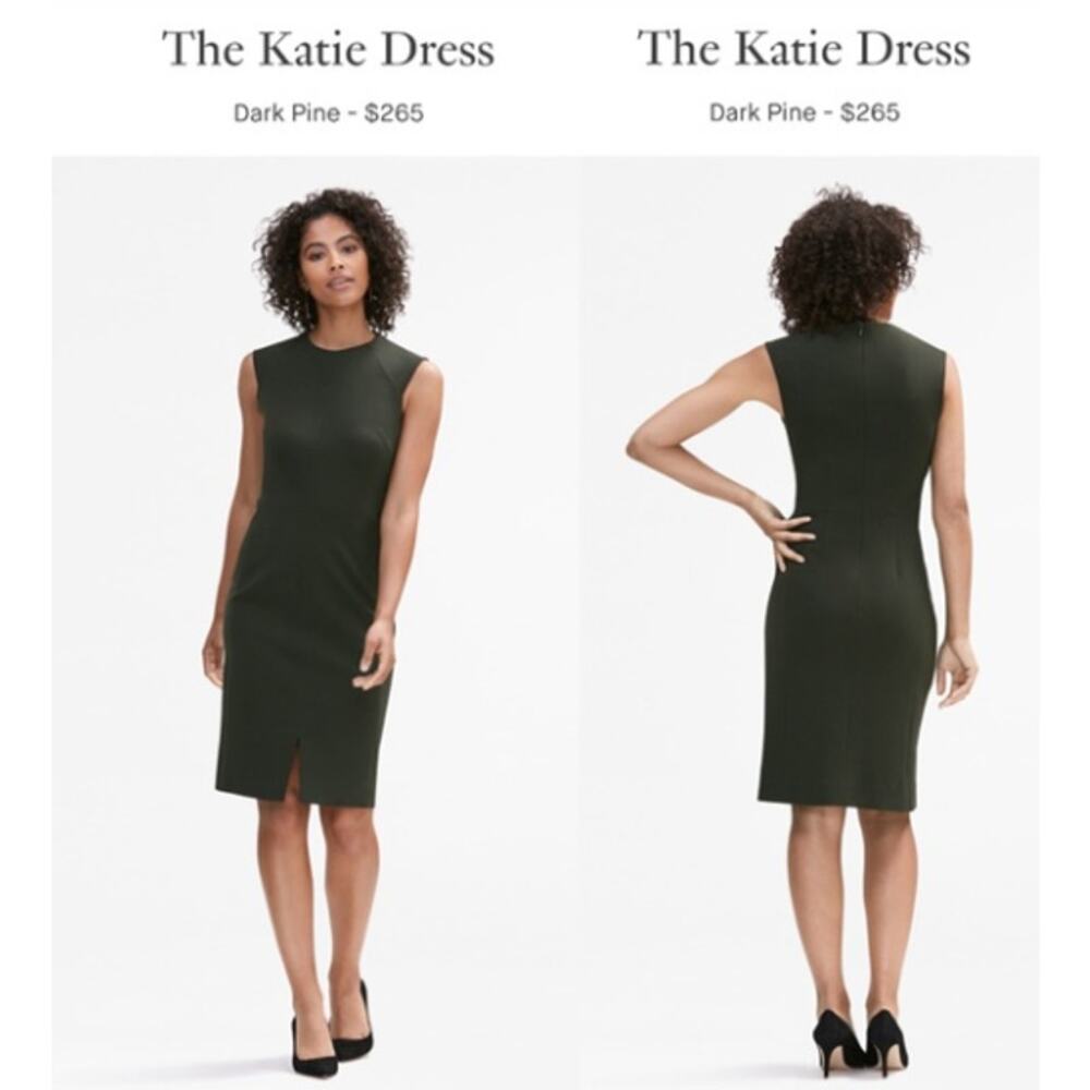 MM. Lafleur The Katie Dress in Pine Size 6